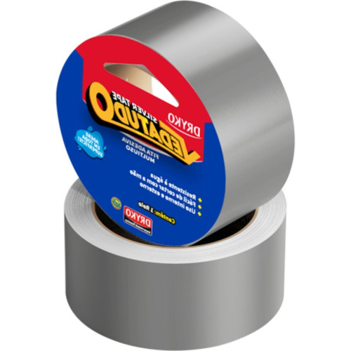 Fita Silver Tape Dryko Cinza 44Mm X 25M