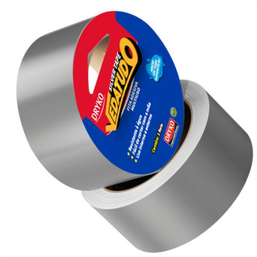 Fita Silver Tape Dryko Cinza 44Mm X 25M