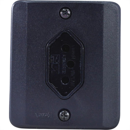Sistema X Radial Preto 1Tomada 10A C/Caixa 1905113