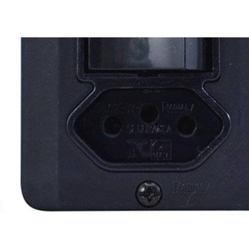 Sistema X Radial Preto 2S+1T 10A C/Caixa 1905117