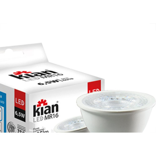 Lampada Dicroica 6,5W Led 6500K Kian Gu10