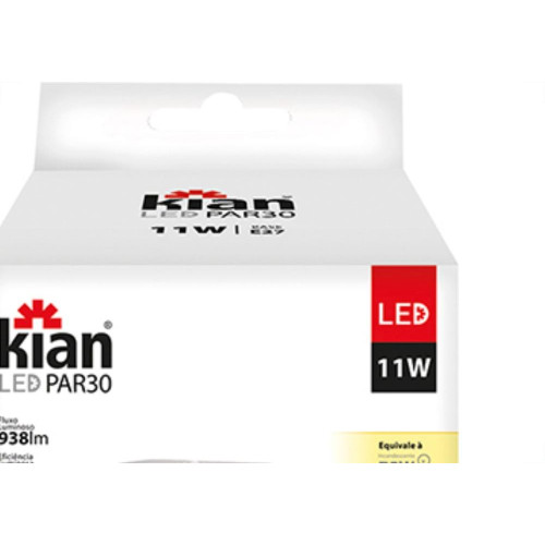 Lampada Led Par30 11W E27 2700K Kian