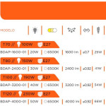 Lampada Led Globo 20W E27 6500K Bivolt B_D