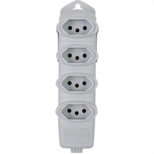 Tomada Barra Daneva Quadr 2P+T 20A Cinza