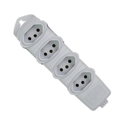 Tomada Barra Daneva Quadr 2P+T 20A Cinza