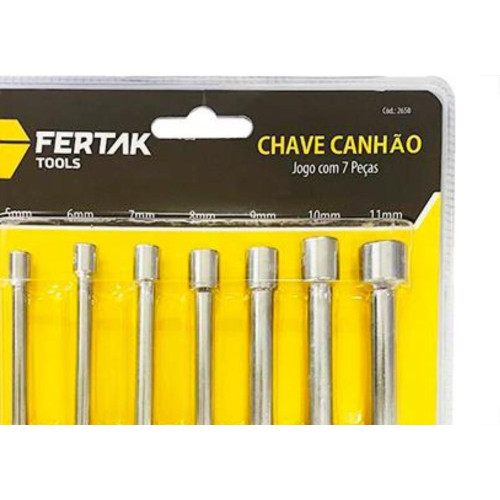 Jogo Chave Canhao Fertak 7Pc 2650