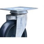Rodizio Placa Gir.Cinza 100Mm/4 S/F Colson
