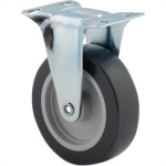 Rodizio Placa Fixa Cinza 75Mm/3 S/F Colson