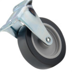 Rodizio Placa Fixa Cinza 75Mm/3 S/F Colson