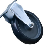 Rodizio Placa Fixa Cinza 100Mm/4 S/F Colson