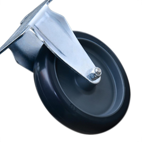 Rodizio Placa Fixa Cinza 100Mm/4 S/F Colson