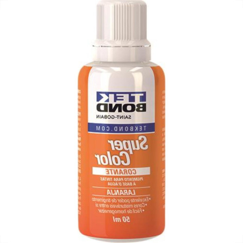 Corante Tekbond Laranja 50Ml - Kit C/12 Unidades