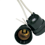 Soquete C/Rabicho Radial Latao - Kit C/50 Unidades