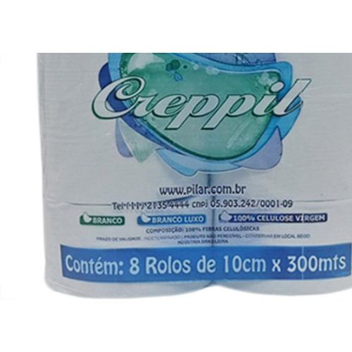 Papel Higienico Luxo C/8X300 Pilar