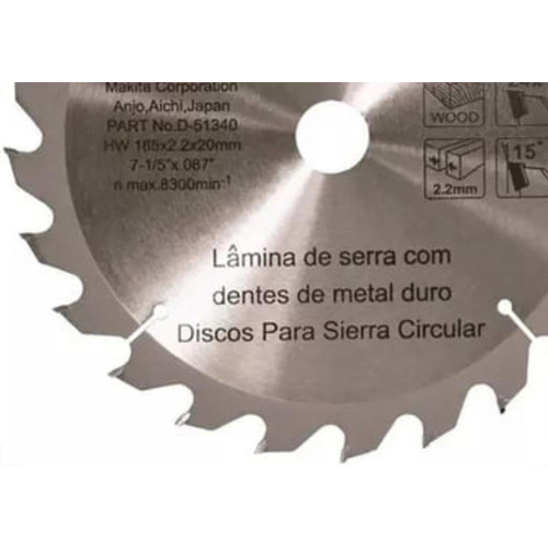 Serra Circ.Widea Makit 7.1/4X20X24 51340