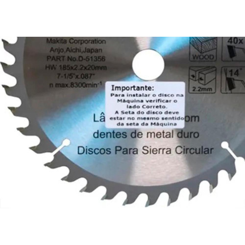 Serra Circ.Widea Makit 7.1/4X20X40 51356