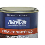 Tinta Esmalte. 1/4 (900ml) Sintetico Nova Preto