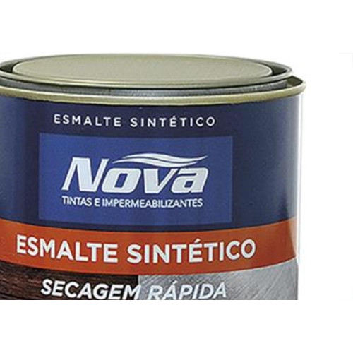 Tinta Esmalte. 1/4 (900ml) Sintetico Nova Preto