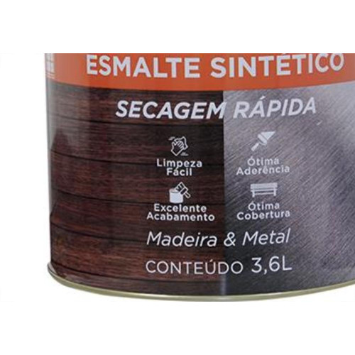Tinta Esmalte. Galao 3,6 Litros Sintetico Nova Branco