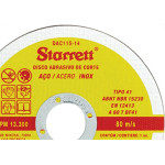 Disco Sped/Inox Starret 7X7/8X1,6 - Kit C/12 Unidades