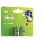 Pilha Alcalina Elgin Peq.Aa2 C/2 - Kit C/10 CA