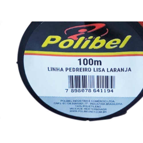 Linha Pedreiro Polibel Lisa Lr C/100Mt - Kit C/12 Unidades