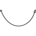 Engate Plastico Prata Astra 50Cm - Kit C/10 Unidades