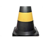 Cone Amarelo/Preto 75Cm Fortline