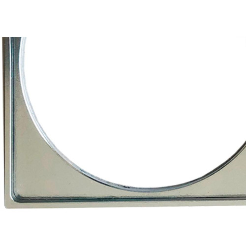Porta Grelha Quadr.Cromado 10X10 Luconi