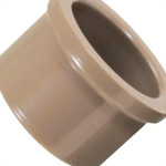 Caps Plastilit PVC Liso Liso 2.1/2 Marrom - Kit C/5 Unidades