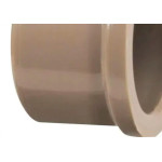 Caps Plastilit PVC Liso Liso 2.1/2 Marrom - Kit C/5 Unidades