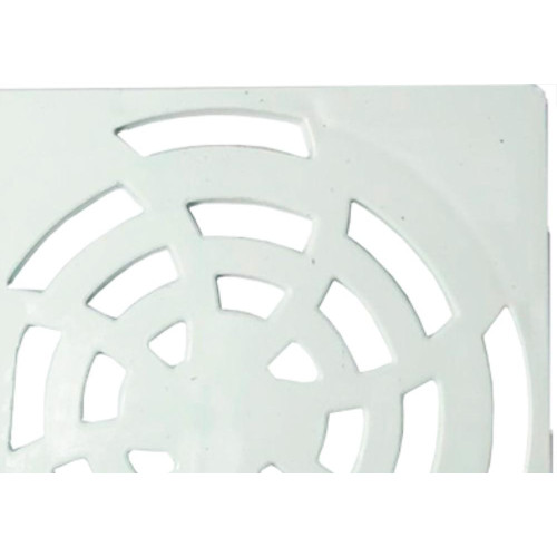 Grelha Plast Quadr Branco 10X10 Luconi
