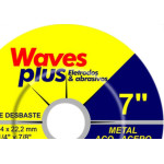 Disco Desbaste Waves 7X7/8