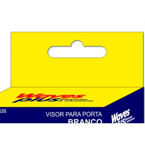 Visor P/Porta Branco Waves