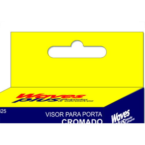 Visor P/Porta Cromado Waves