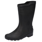 Bota Galocha Pega Forte Preto Cano Medio N.36 S/Forro