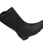 Bota Galocha Pega Forte Preto Cano Medio N.36 S/Forro