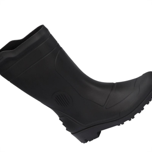 Bota Galocha Pega Forte Preto Cano Medio N.36 S/Forro