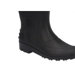 Bota Galocha Pega Forte Preto Cano Medio N.36 S/Forro