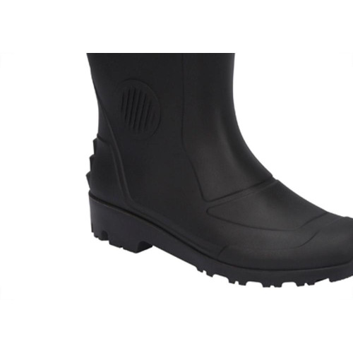 Bota Galocha Pega Forte Preto Cano Medio N.36 S/Forro