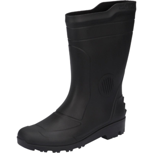 Bota Galocha Pega Forte Preto Cano Medio N.42 S/Forro