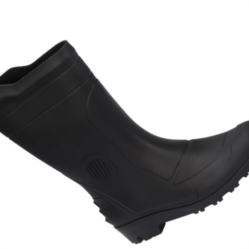 Bota Galocha Pega Forte Preto Cano Medio N.42 S/Forro