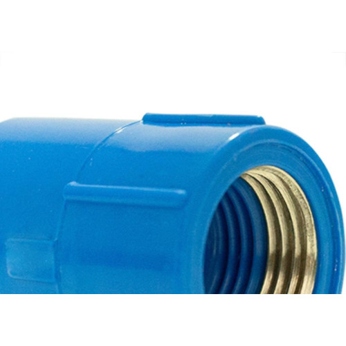 Luva Azul Shiva 3/4 X 3/4 - Kit C/10 Unidades