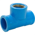 Tee Azul Shiva 3/4 X 3/4 - Kit C/10 Unidades