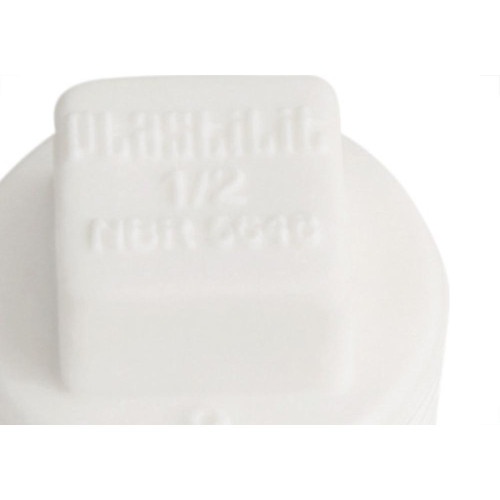 Plug Plastilit Rr 1 Branco - Kit C/50 Unidades