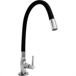 Torneira Alpha Pia Mesa Gourmet 1169 Flex Preto