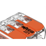 Conector Wago 3P 05 6,0M 41A 221-613 - Kit C/30 Unidades
