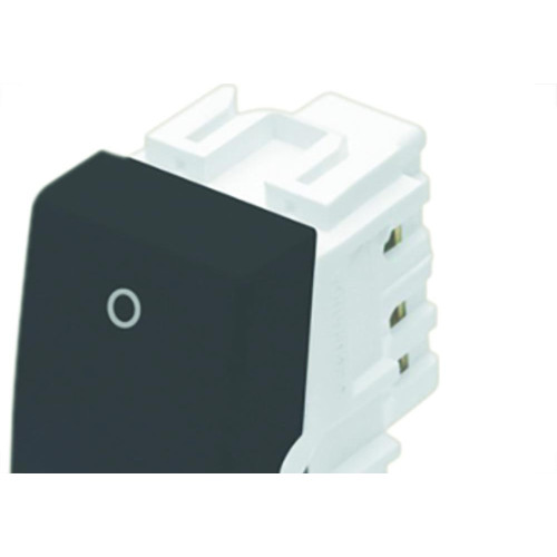 Modulo Fame Habitat Black 4031 1 Bipolar 20A