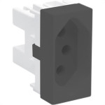 Modulo Fame Habitat Black 4036 1Tomada 20A