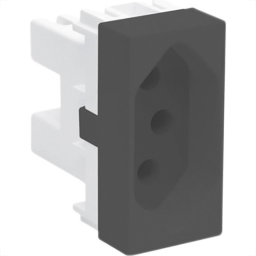 Modulo Fame Habitat Black 4036 1Tomada 20A